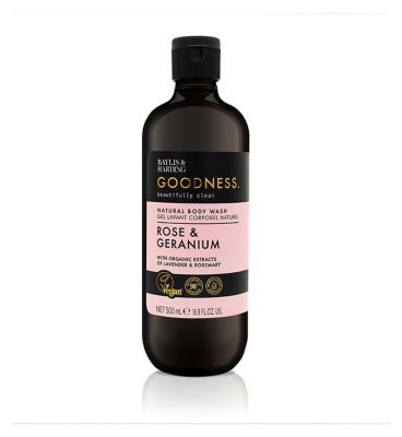 Baylis & Harding Goodness Rose & Geranium 500ml Body Wash