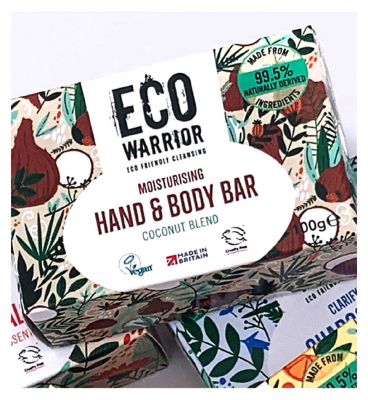 Eco Warrior Moisturising Hand & Body Bar - Coconut Blend 100g