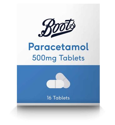 Boots Paracetamol 500mg Tablets 16 Tablets