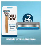 Bulldog Sensitive Bamboo Razor + 1 Blade Refill