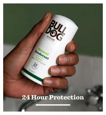 Bulldog Skincare Original Men's Deodorant Stick Herbal Aromatic Scent Natural Deodorant for Men 75ml