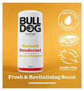 Bulldog Skincare Lemon & Bergamot Natural Deodorant 75ml