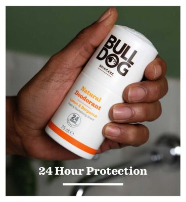Bulldog Skincare Lemon & Bergamot Natural Deodorant 75ml