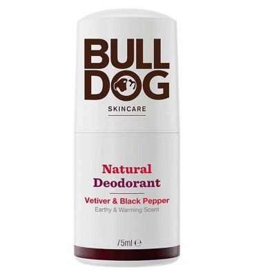 Bulldog Skincare Vetiver & Black Pepper Natural Deodorant 75ml