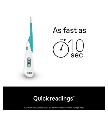 Braun High speed digital thermometer PRT1000