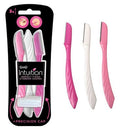 Wilkinson Sword Intuition Perfect Finish Women's Eyebrow Styling & Facial Shaving x3