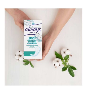 Always Dailies Cotton Protection Panty Liners Normal x 28