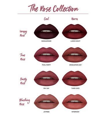 Huda Beauty Power Bullet Matte Lipstick Rose Collection