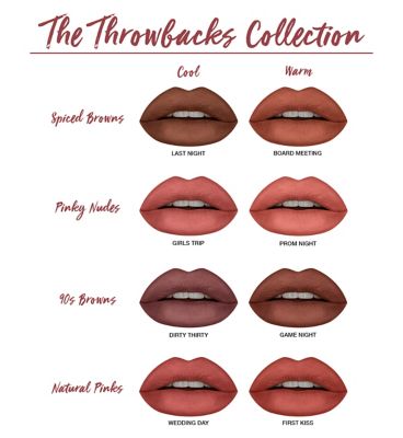 Huda Beauty Power Bullet Matte Lipstick Throwback Collection