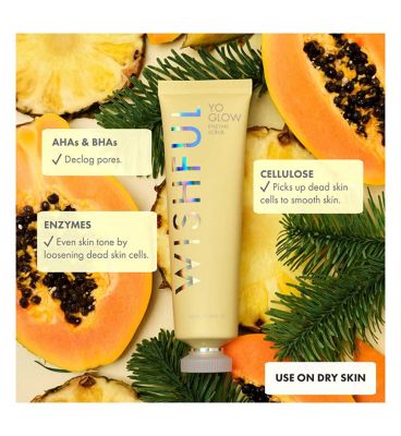 WISHFUL Yo Glow AHA & BHA Facial Enzyme Scrub 100ml