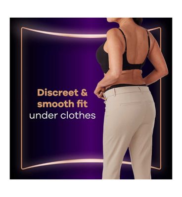 Always Discreet Boutique Underwear Incontinence Pants Plus Large Black x8