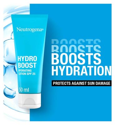 Neutrogena Hydro Boost Hydrating Lotion SPF 25 50ml - Hyaluronic Acid & Antioxidant