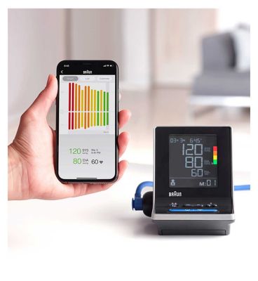 Braun ExactFit™ 5 Connect Smart Blood Pressure & Heart Rate Monitor BUA6350