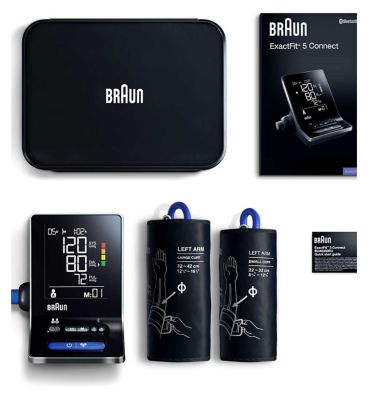 Braun ExactFit™ 5 Connect Smart Blood Pressure & Heart Rate Monitor BUA6350