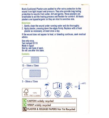 Boots Extra Protection Cushioned Plasters - 20 Pack