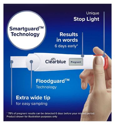 Clearblue Digital Ultra Early Pregnancy Test, 2 Digital Tests