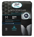 Boots Staydry Men's Underwear Pants Medium - 80 Pairs (8 Pack Bundle)