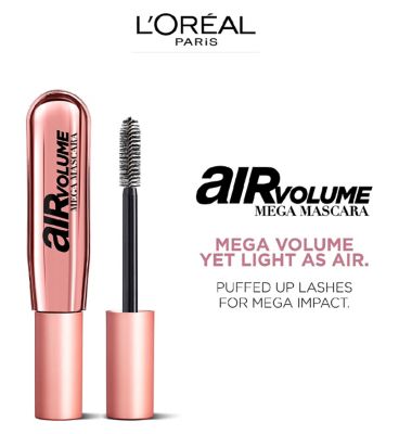 L’Oreal Paris Air Volume Mega Mascara, Waterproof, black