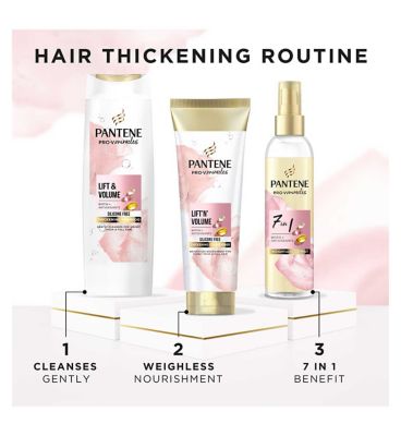 Pantene Miracles Lift & Volume Hair Silicone Free Shampoo with Biotin 400ml