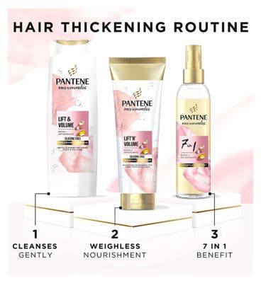 Pantene Miracles Lift & Volume Hair Silicone Free Conditioner with Biotin 275ml