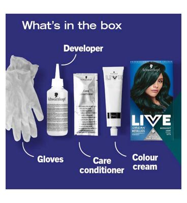 Schwarzkopf Live Urban Metallics U68 Midnight Jade Permanent Hair Dye