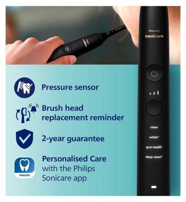 Philips Sonicare Electric Toothbrush DiamondClean 9000 Black with USB Charging Case HX9911/39