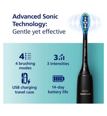 Philips Sonicare Electric Toothbrush DiamondClean 9000 Black with USB Charging Case HX9911/39