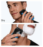 Braun Series 3, Electric Shaver Wet & Dry Razor For Men - Black/Blue 310
