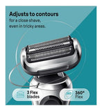 Braun Series 7 Electric Shaver with Charging Stand and Precision Trimmer - Silver 70-S4200cs