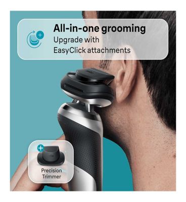 Braun Series 7 Electric Shaver with Charging Stand and Precision Trimmer - Silver 70-S4200cs