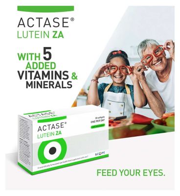 Actase Lutein ZA Food Supplement - 30 Softgel Capsules