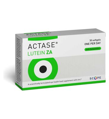 Actase Lutein ZA Food Supplement - 30 Softgel Capsules
