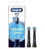 Oral-B iO™ Ultimate Clean Black Replacement Electric Toothbrush Heads 2 Pack