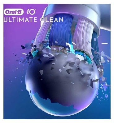 Oral-B iO™ Ultimate Clean White Replacement Electric Toothbrush Heads 2 Pack