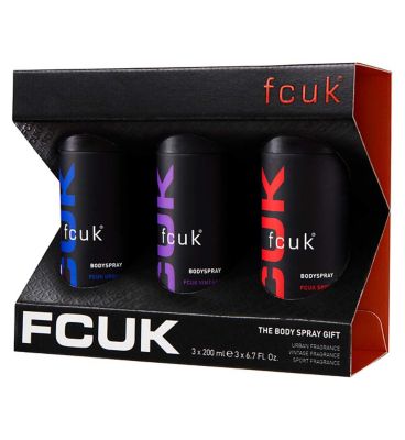 FCUK Bodyspray Trio Gift Set