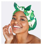 Kitsch&nbsp;Luxe Shower Cap - Palm Leaves