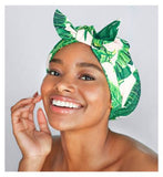 Kitsch&nbsp;Luxe Shower Cap - Palm Leaves