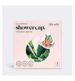 Kitsch&nbsp;Luxe Shower Cap - Palm Leaves