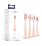Ordo Sonic + Brush Heads - Rose Gold - 4 Pack