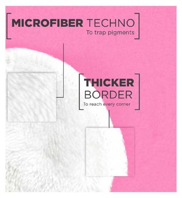 Garnier Micellar Reusable Make-up Remover Eco Pads, 3 Micro Fibre Pads