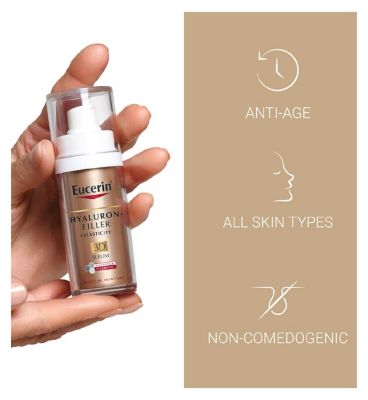 Eucerin Hyaluron Filler + Elasticity Anti-Ageing 3D Face Serum with Hyaluronic Acid 30ml