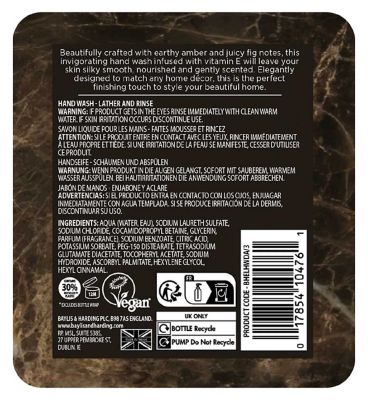 Baylis & Harding Elements Luxury Dark Fig & Amber 500ml Hand Wash