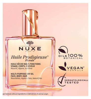 NUXE Huile Prodigieuse® Florale Multi-Purpose Dry Oil for Face, Body and Hair 100ml