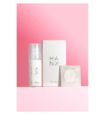 Hanx Ultra Thin Condoms and Lubricant Vegan Bundle