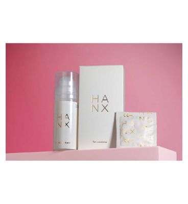 Hanx Ultra Thin Condoms and Lubricant Vegan Bundle