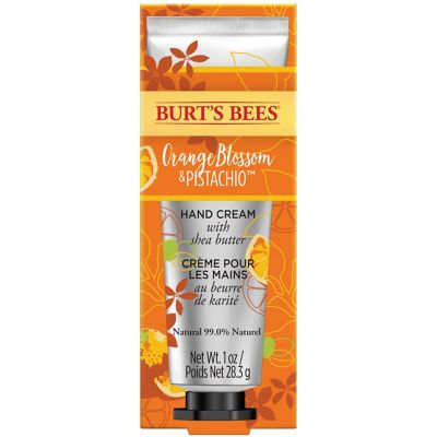Burt’s Bees® Moisturising Hand Cream with Shea Butter, Orange Blossom & Pistachio, 1 Tube 28.3g
