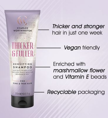 Charles Worthington Thicker & Fuller Densifying Shampoo 250ml
