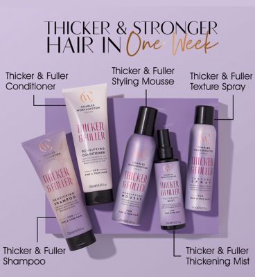 Charles Worthington Thicker & Fuller Densifying Mousse 200ml