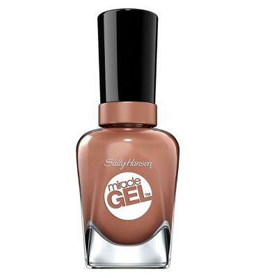 Sally Hansen Miracle Gel Nail Polish - Totem-ly- Yours - Mocha Brown Nail Colour