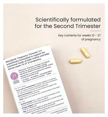 Proceive Pregnancy Supplement Trimester 2 Capsules 60s